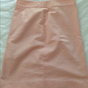 JCrew pink pencil skirt