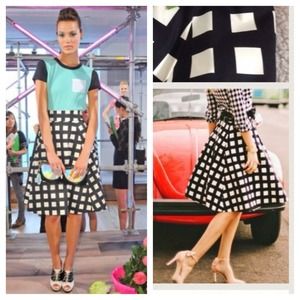 SOLD at ebay! kate spade full midi skirt