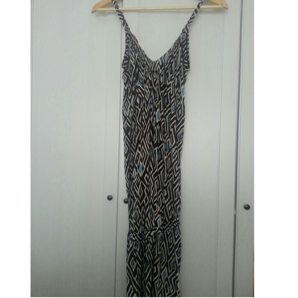 vs drop waist aztec summer dress/cover-up
