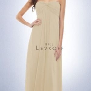 Bill Levkoff Champagne Gown