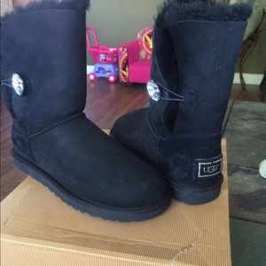 Bling black uggs