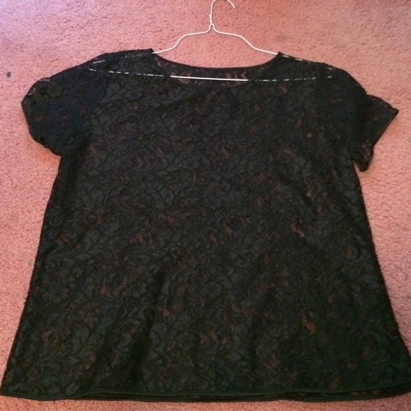 AMERICAN APPAREL sheer lace top size medium - Picture 1 of 1