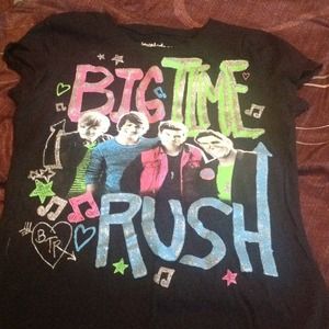 Girls big time rush t shirt