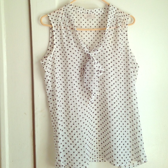 Polka dot blouse