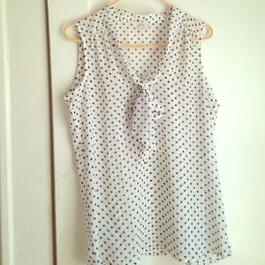 Polka dot blouse