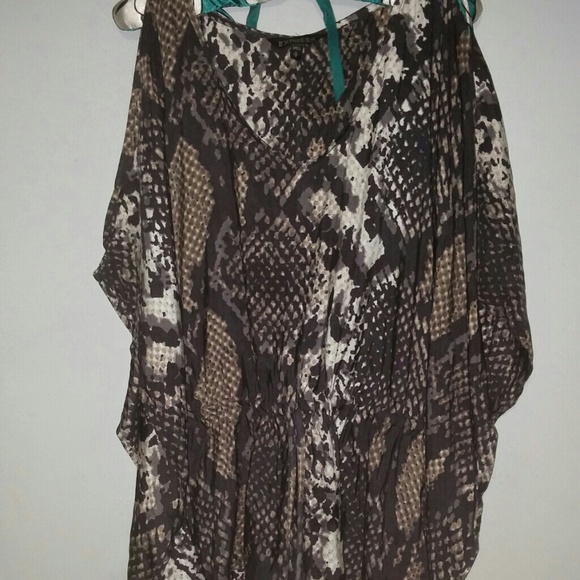 Snake print blouse  worn once!
