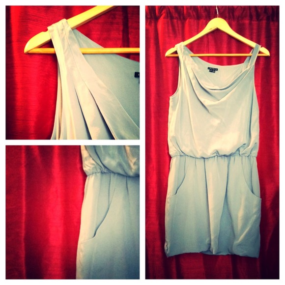 Theory gray dress extra pics