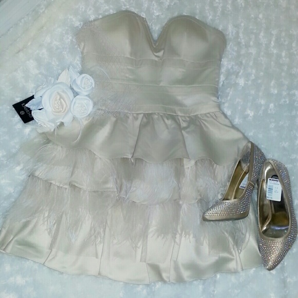 Satin Crystal Heels - Picture 4 of 4