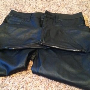 Leather pants
