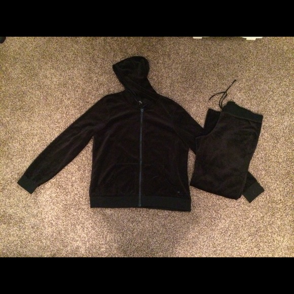 Old Navy velour track suit