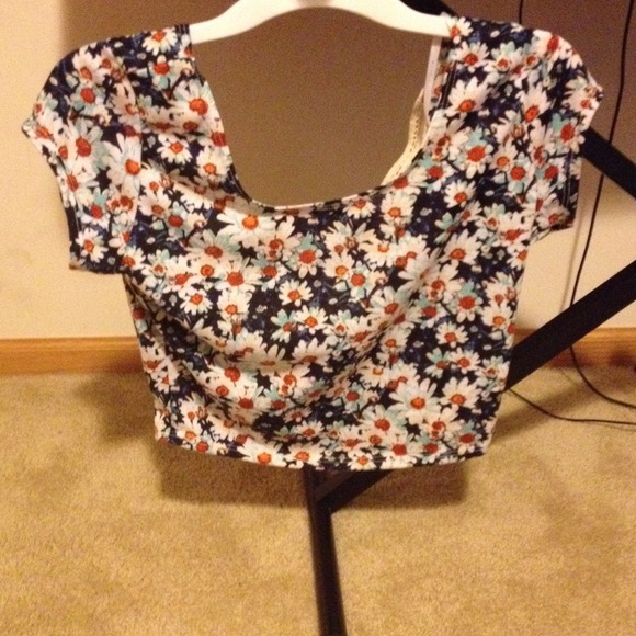 Floral crop top