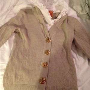 Tory Burch blouse and sweater/bundle w Lacoste