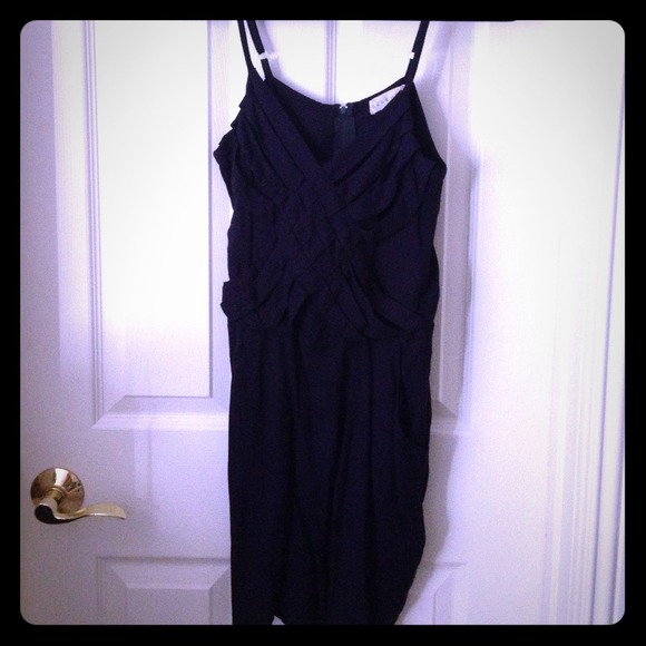 Dark blue dress