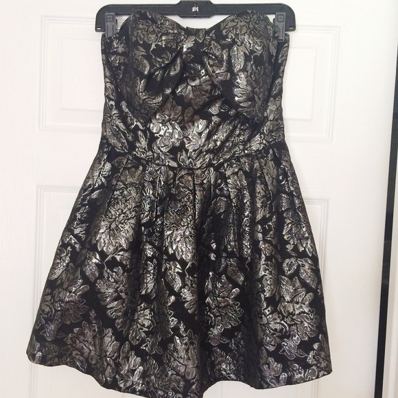 Black and Silver Dress