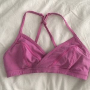 Bundled 2 Lululemon pink sports bra . Size 4.