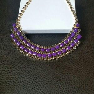 Purple Statement Necklace