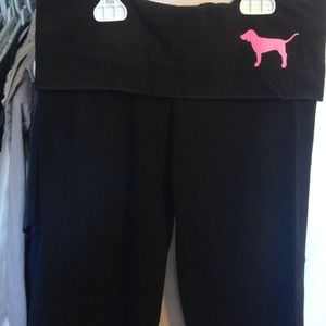 Pink skinny yoga legging