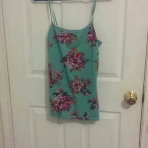 Floral spaghetti strap