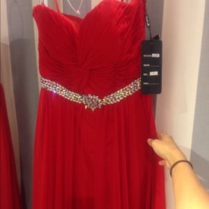 Red prom dress