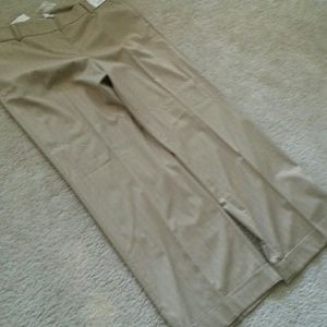 Tan pin stripe pants