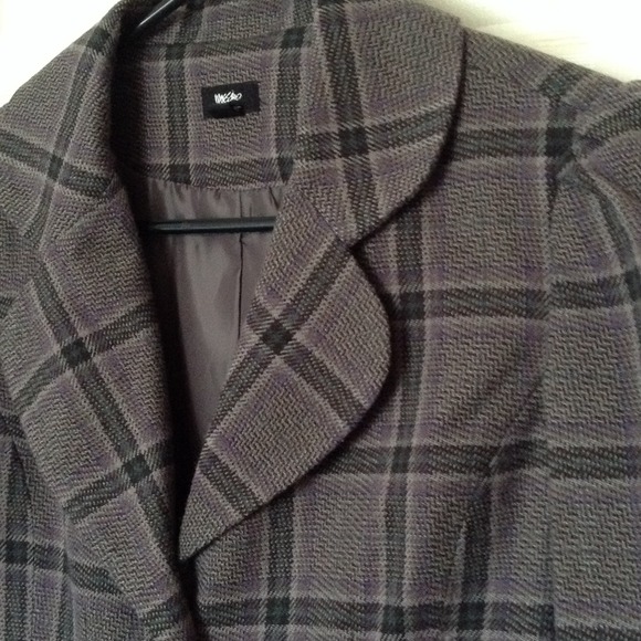 Mossimo muted purple, navy tone blazer - Picture 2 of 4