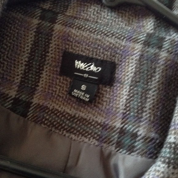 Mossimo muted purple, navy tone blazer - Picture 3 of 4
