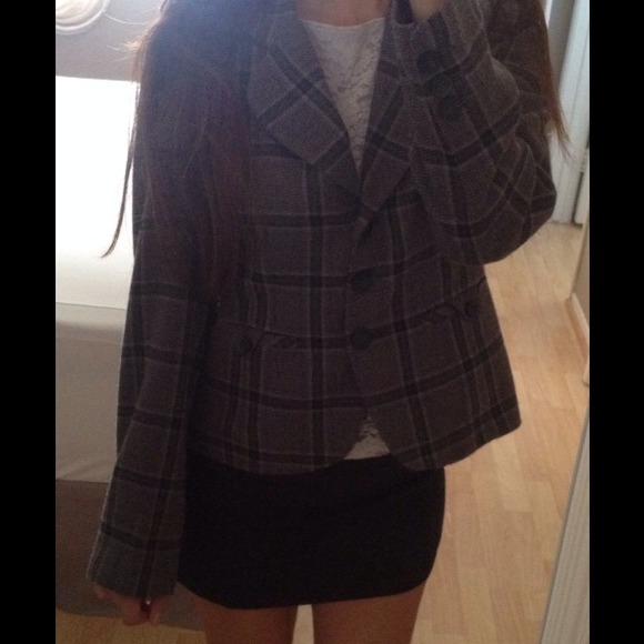 Mossimo muted purple, navy tone blazer - Picture 4 of 4