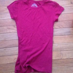 A red no boundaries shirt