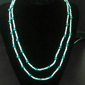 Double layer necklace