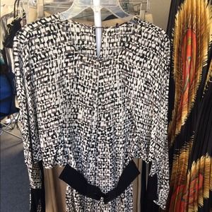Black and white dress