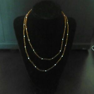 Double layer necklace