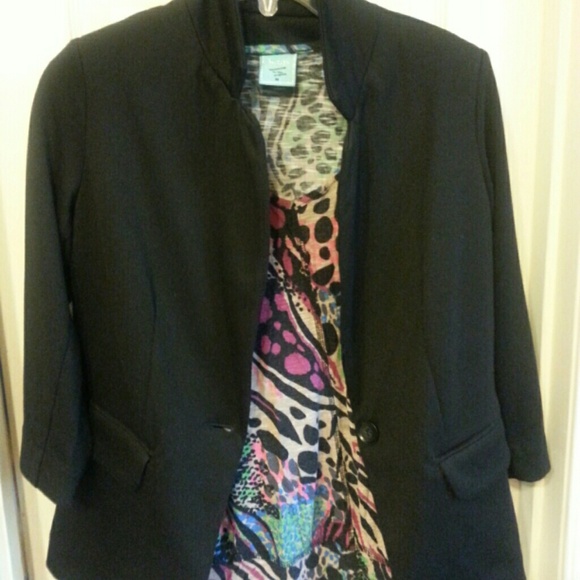 Black Knit Blazer