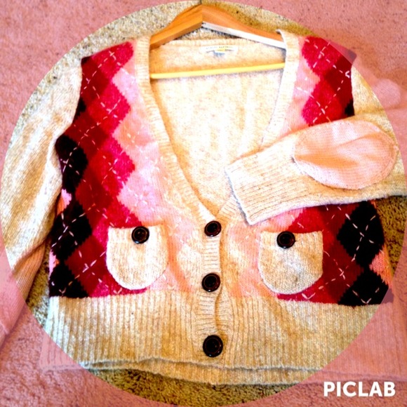 Banana Republic argyle sweater