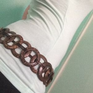 Unique coconut handmade belt! Literally coconut