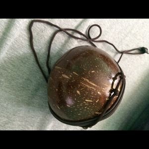 Coconut purse! Hand crafted using Eco-friendly mat