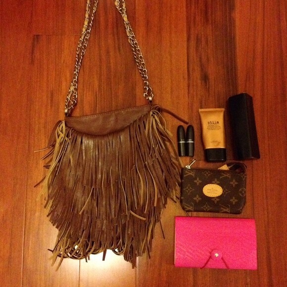 Ecote Fringe Chain Purse