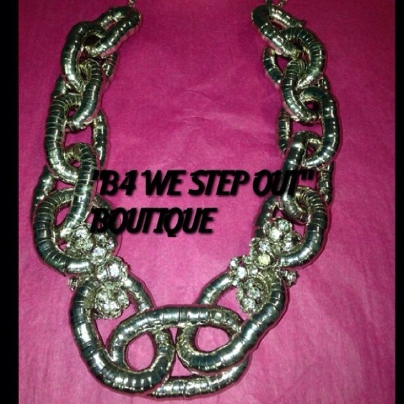 Chunky silver rope chain