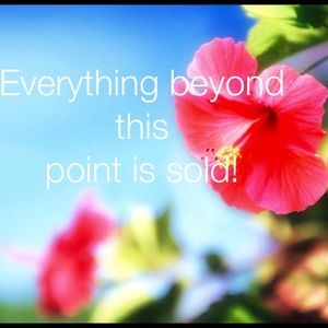 EVERYTHING BEYOND THIS POINT IS SOLD!  Thank you!