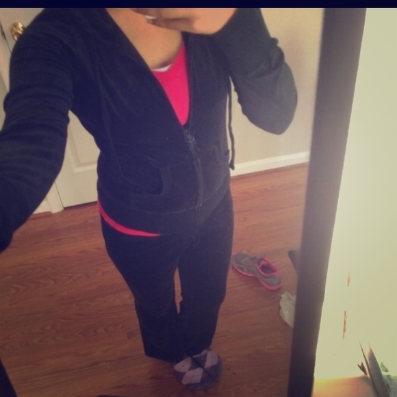 Black Velour Jumpsuit