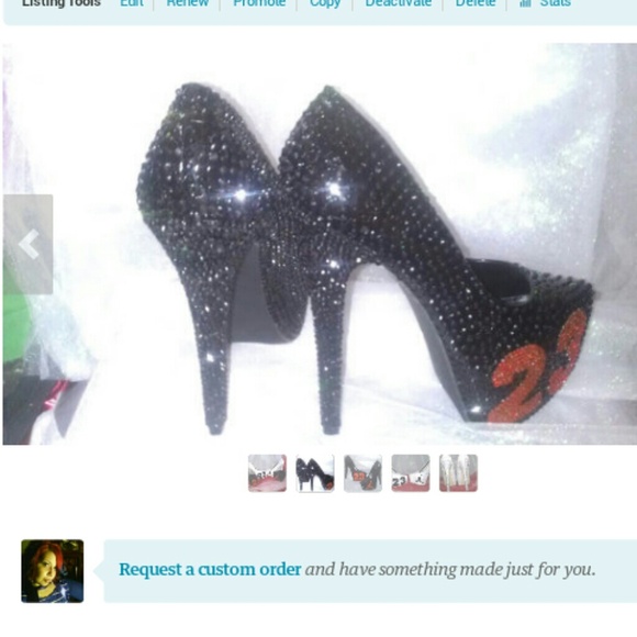 Custom 23 Jumpman Heels - Picture 3 of 3