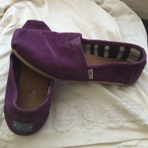 Purple Toms flats