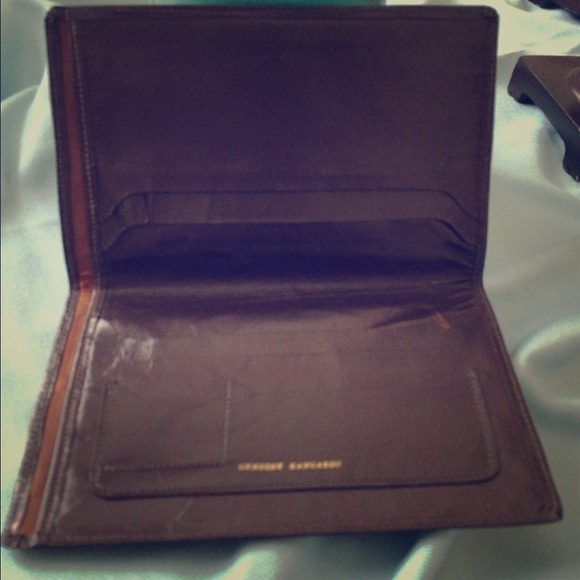 Brown leather wallet