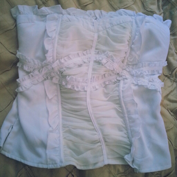 White lingerie top