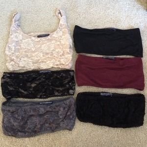 Selection of SIX Brandy Melville Bandeaus