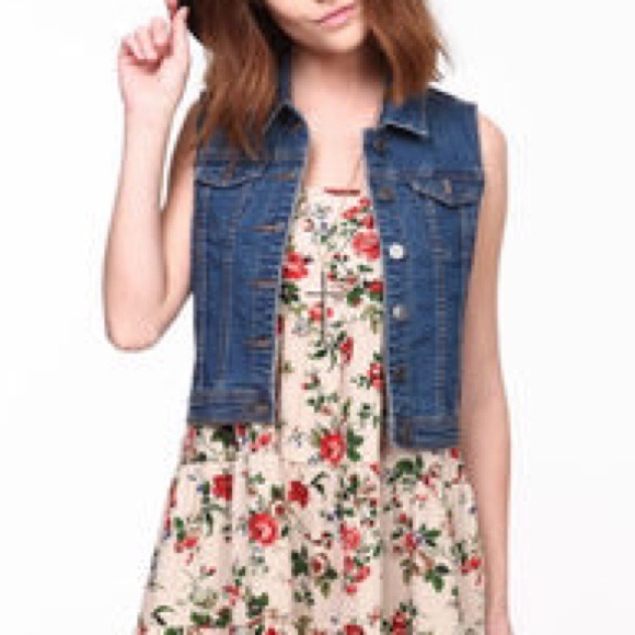 Love Culture Jackets & Blazers - Sleeveless Denim Vest
