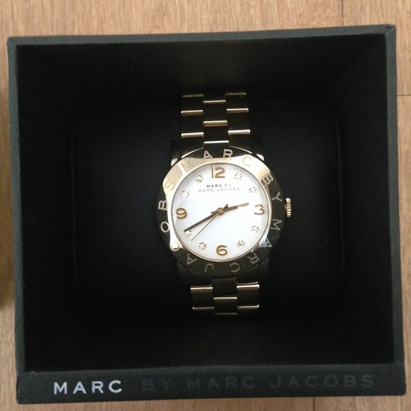 Marc by Marc Jacobs gold watch