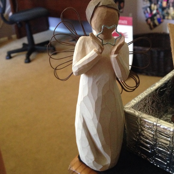 Angel made from Willow Tree "Bright Star"