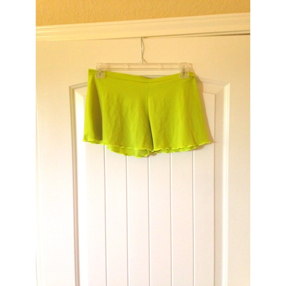 Neon Green Swim Shorts. - Picture 3 of 3
