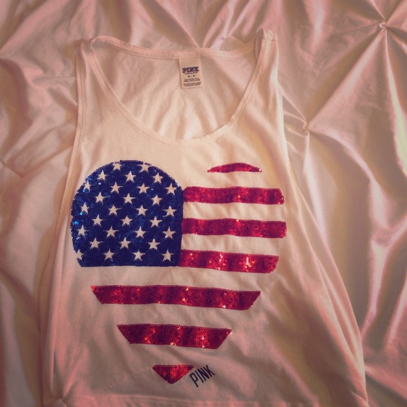 Victoria's Secret American flag tank top