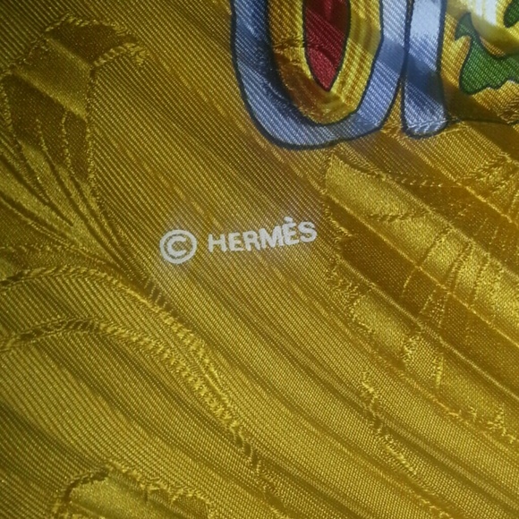 Authentic Hermes scarf (trade value $400) - Picture 2 of 4